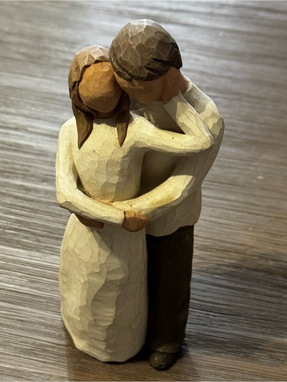 Willow Tree Together Figurine - White & Brown